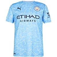 PUMA MCFC Home Shirt Replica SS with Sponsor Logo Camiseta Primera Equipación Hombre